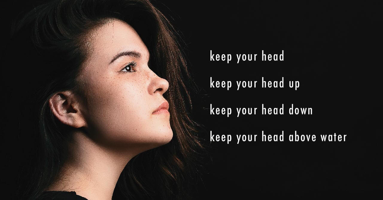 Keep One S Head のイディオム オーデンイングリッシュ